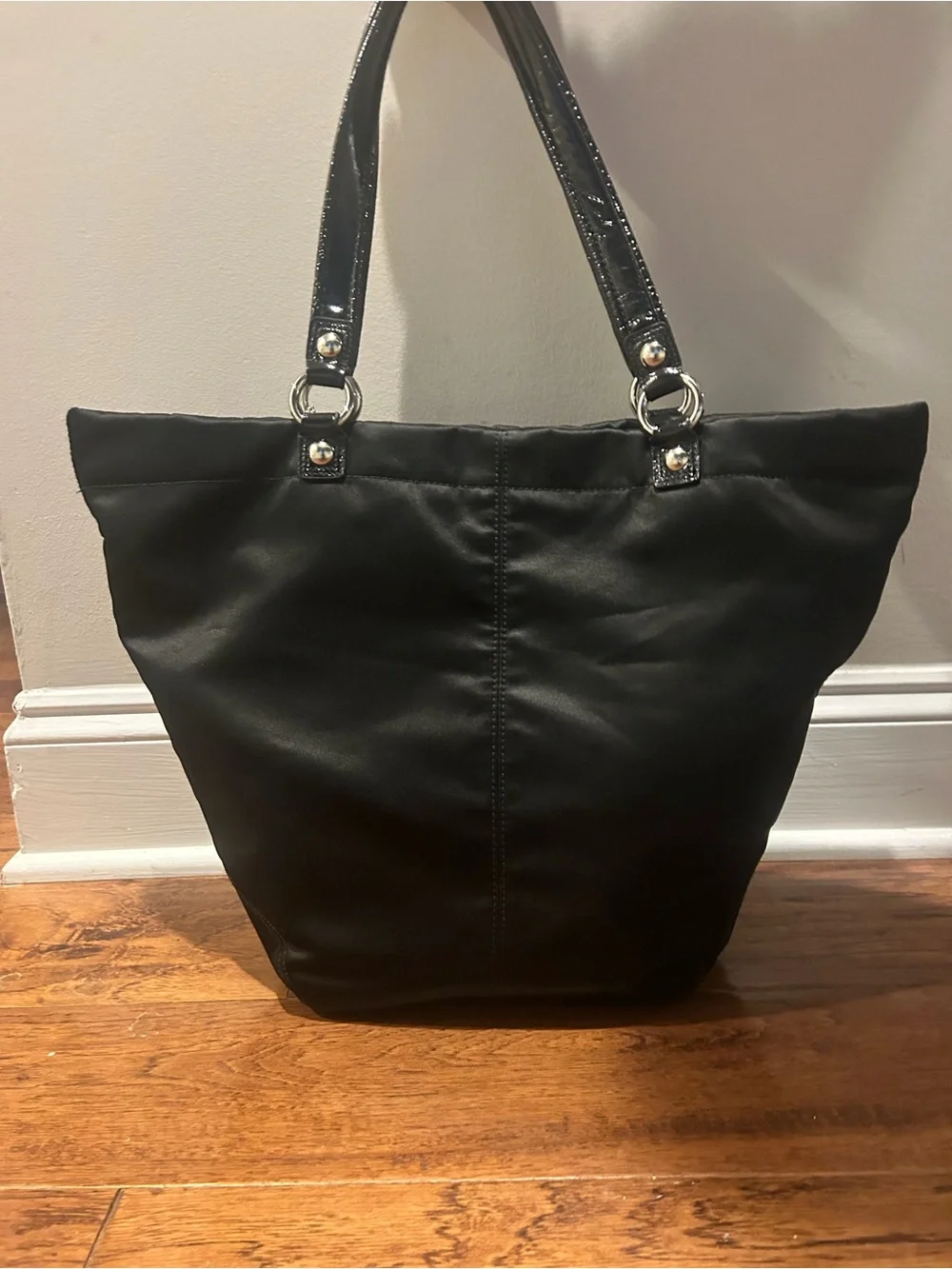 Coach sleek black